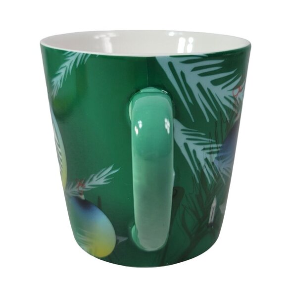 Starbucks Christmas Mug Green 18oz Tree Limbs Lights Ornaments Holiday 2020 - Picture 6 of 10
